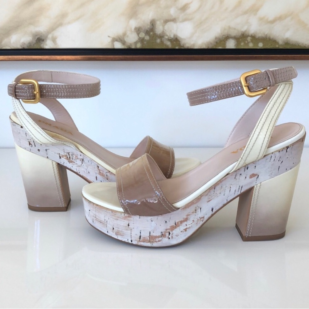 Authentic Prada Platforms/Wedges